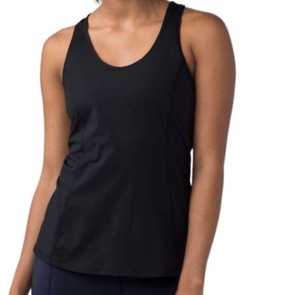 Lululemon Goal Crusher Tank (Stripe) Black - Picture 2 of 14